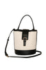 One-Handle Canvas Bucket Bag