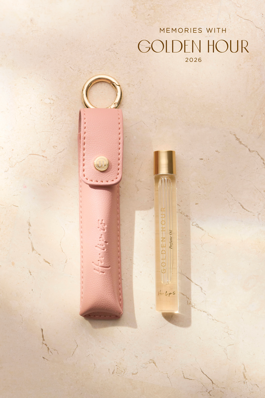 Roll-on Perfume Oil HOLDER SET - coral pink-