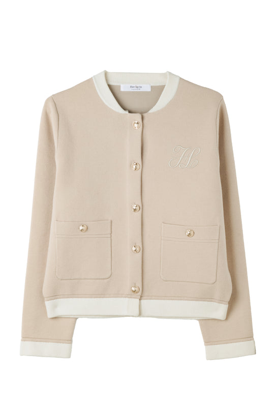 HLT Logo Knit Varsity Jacket