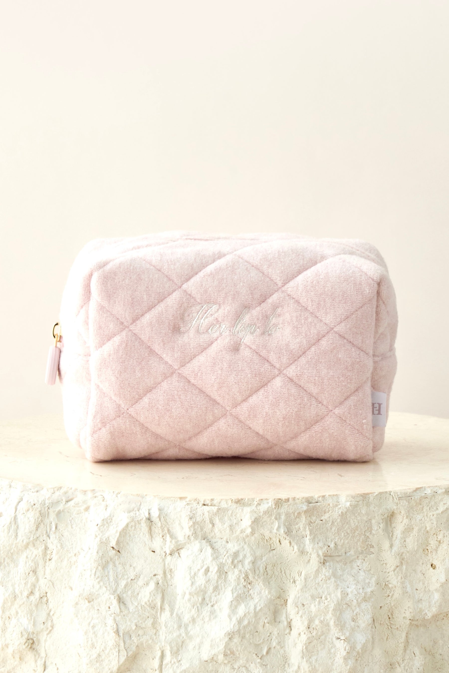 Diamond Quilted Cosmetic Pouch - MIRACLE SUN BALM DUO SET -