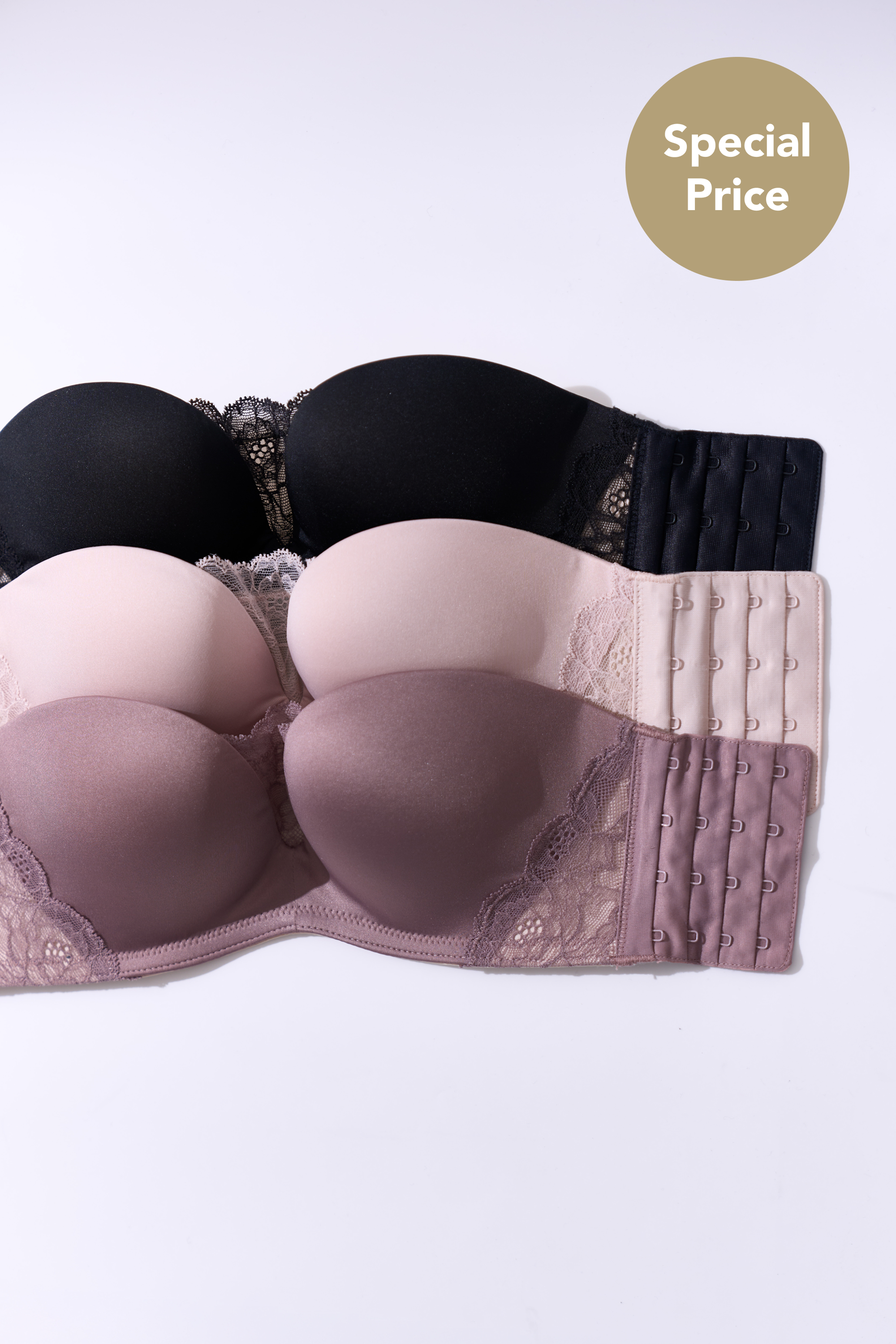 Everyday Essential Strapless Bra 2枚セット Everyday Essential Strapless Bra