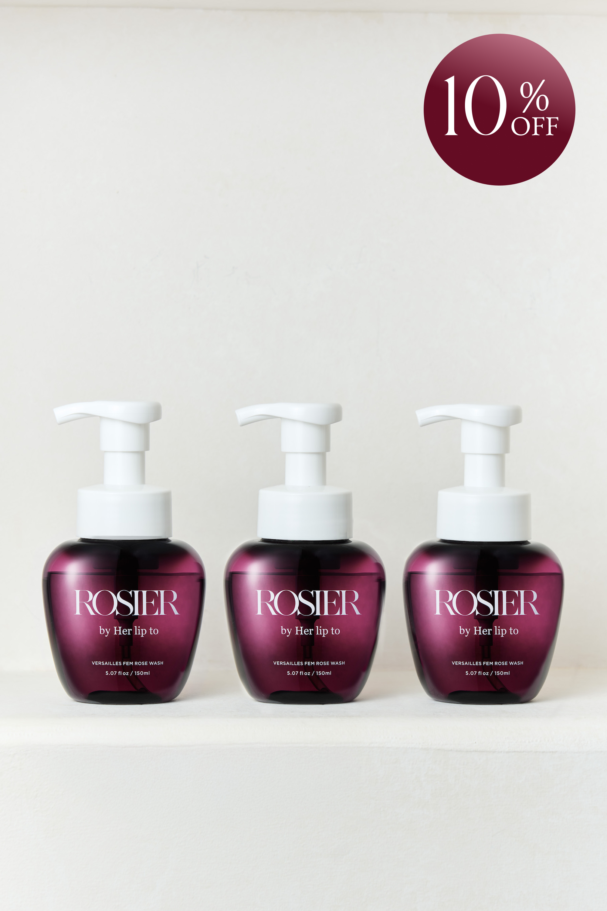 Versailles Fem Rose Wash 3 Set