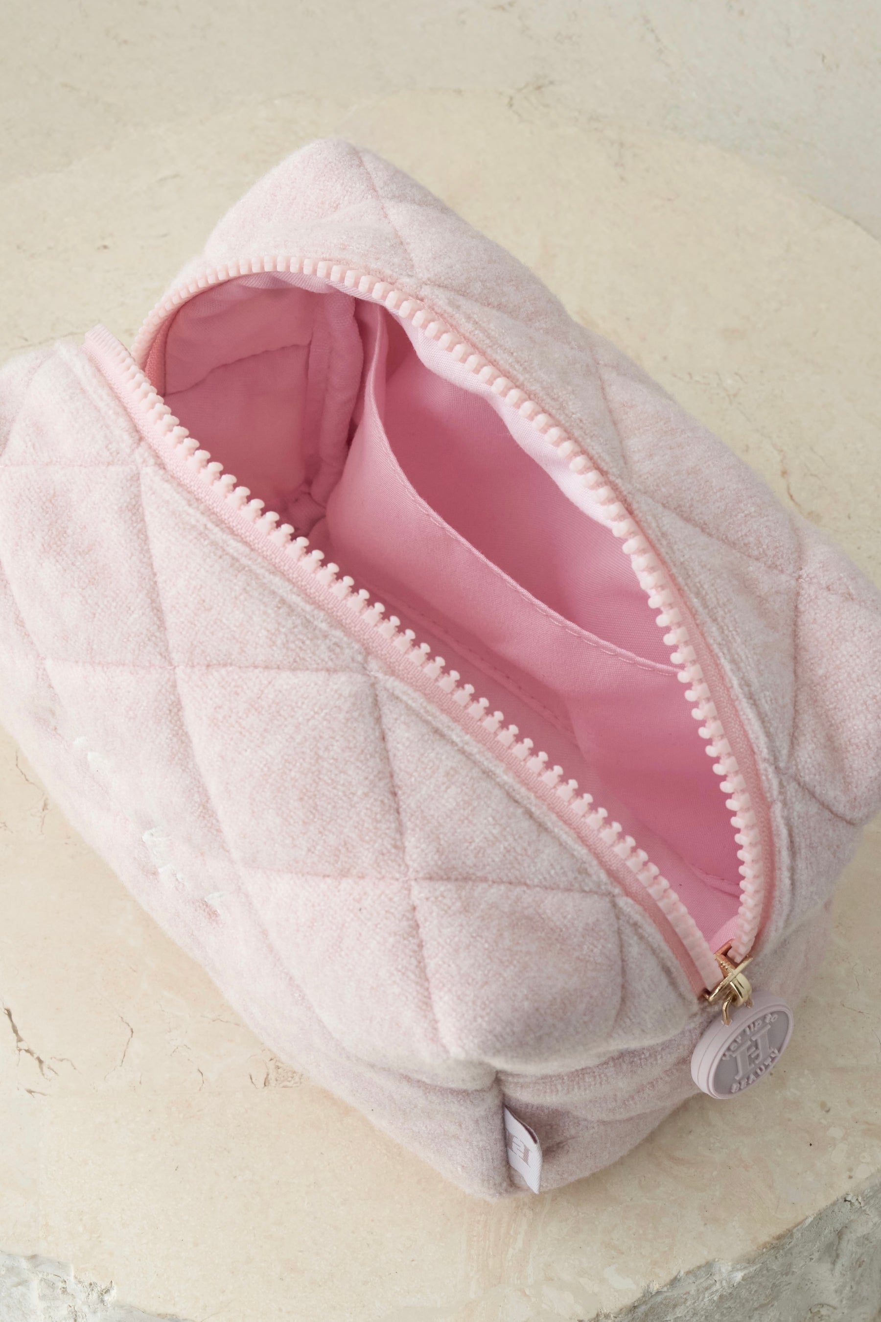 Diamond Quilted Cosmetic Pouch - MIRACLE SUN BALM DUO SET -