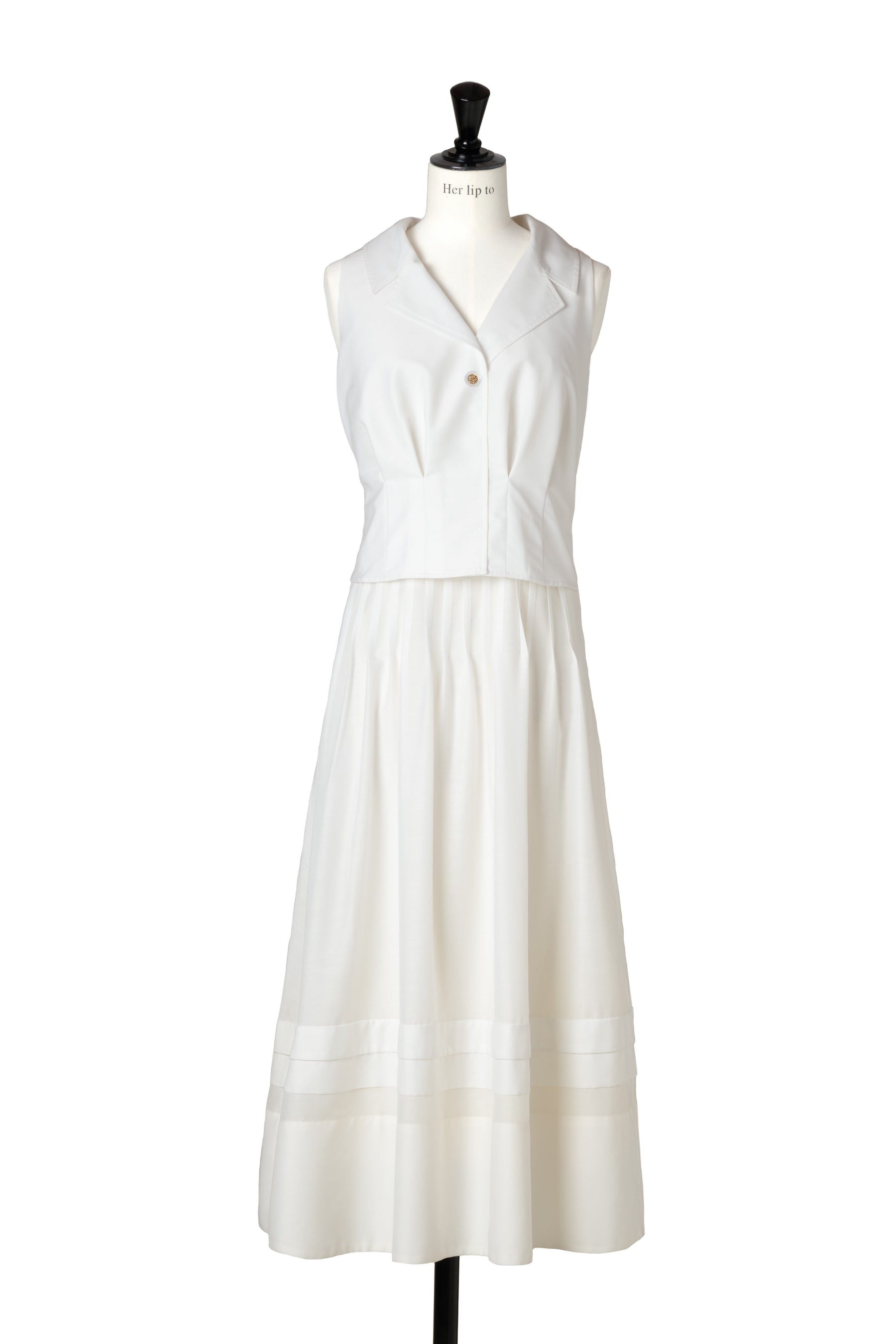 【5月中旬発送】Marianne Layered Tuck Dress