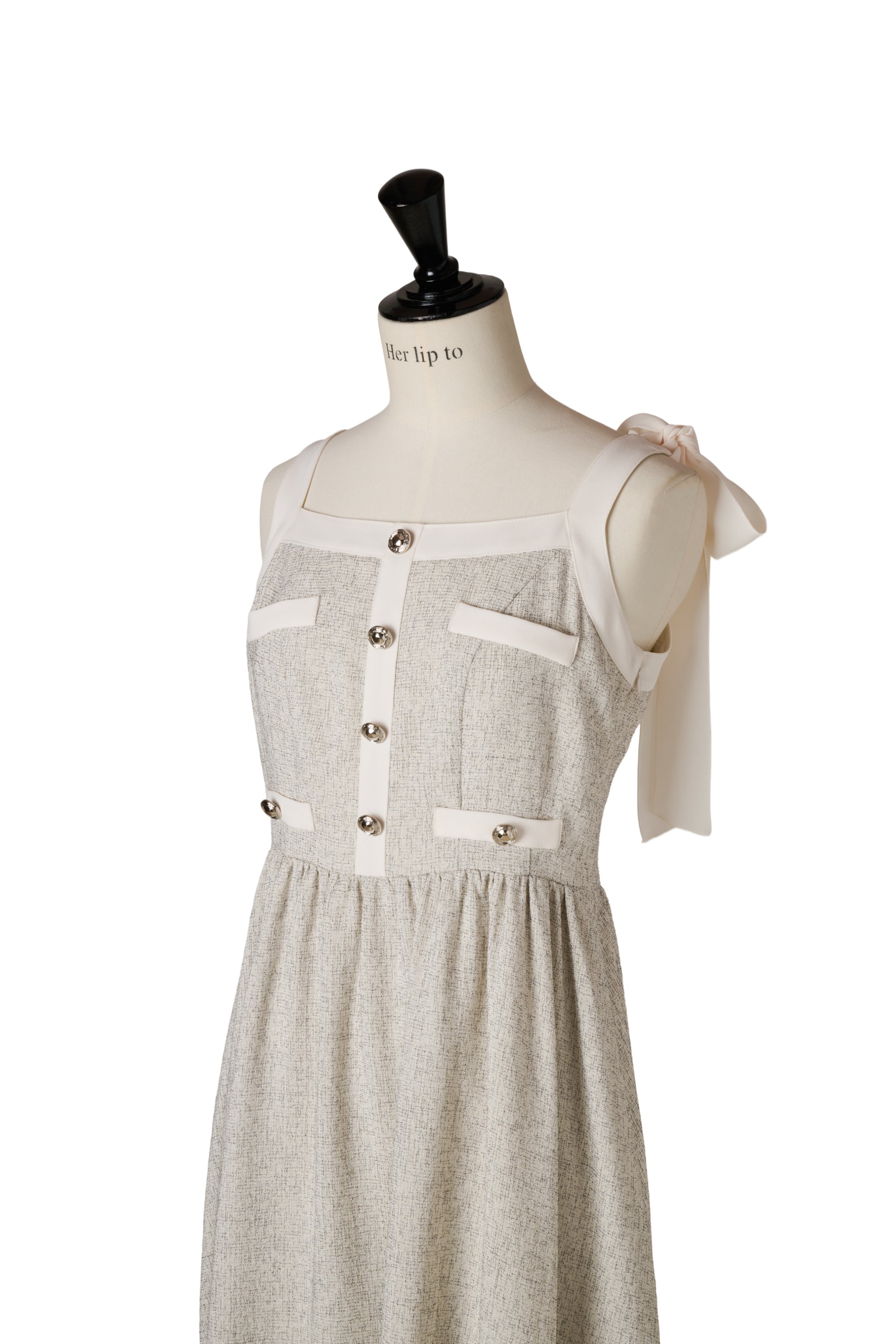 【8月中旬出貨】Verona Tweed Long Dress