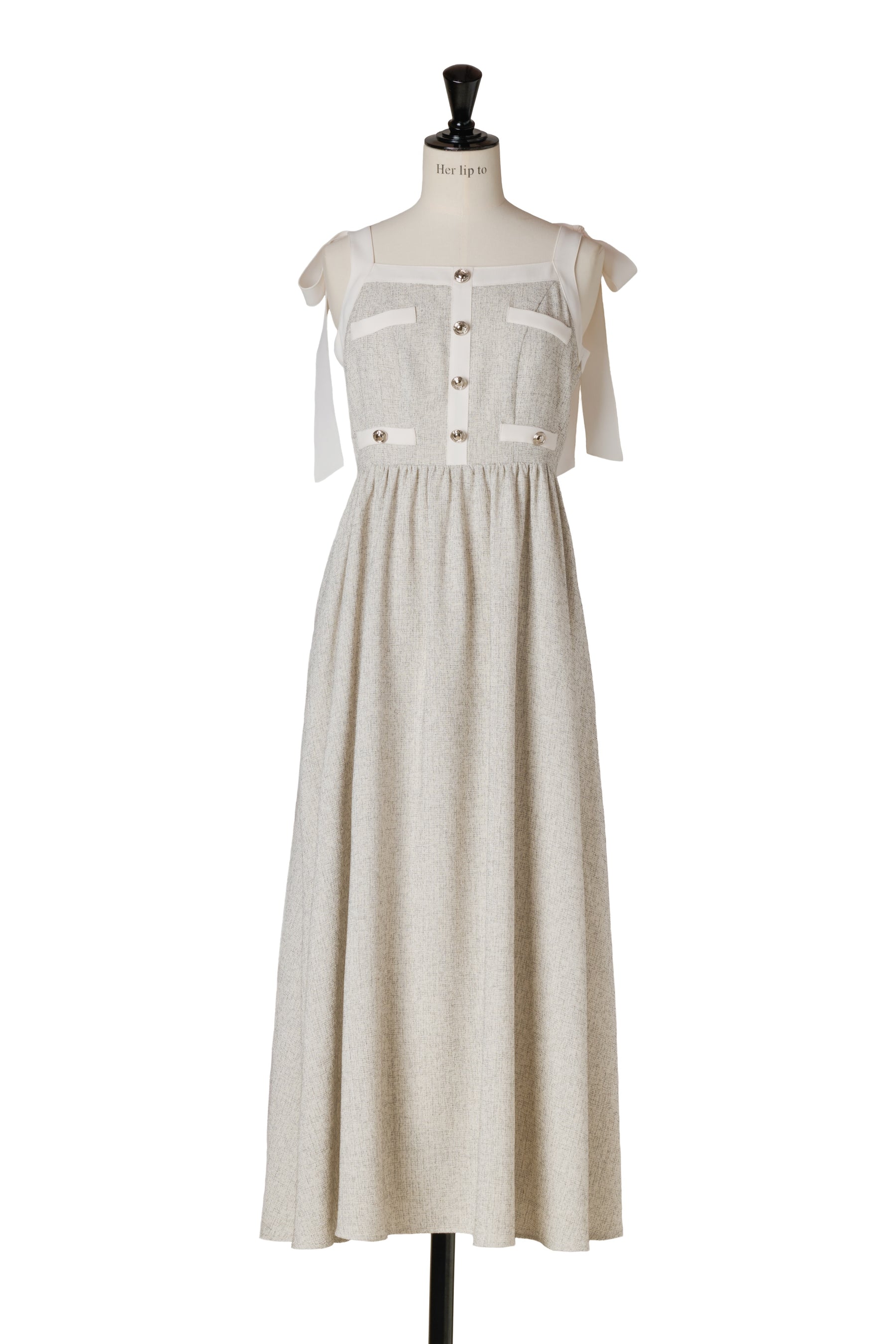 【8月中旬出貨】Verona Tweed Long Dress
