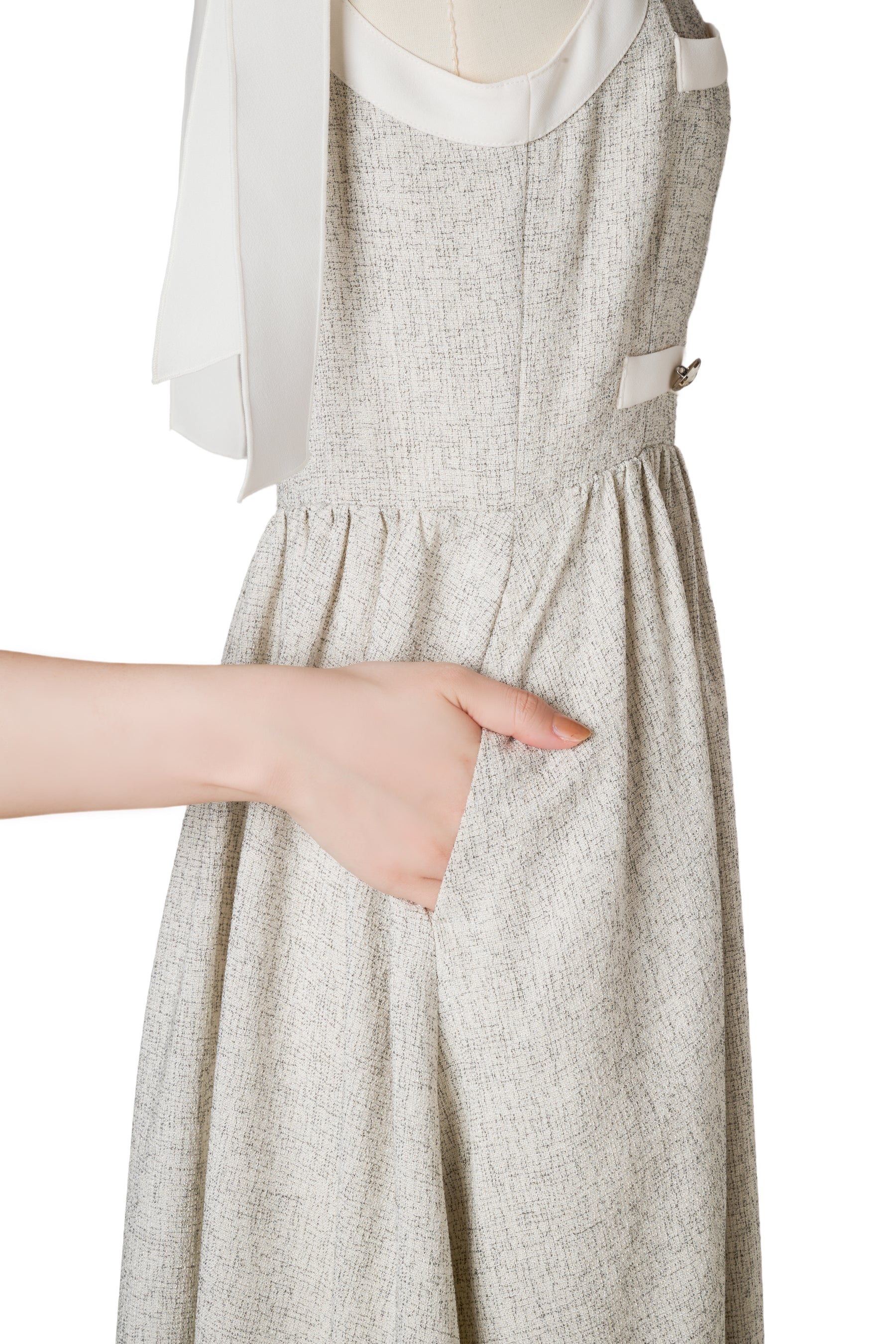 【8月中旬出貨】Verona Tweed Long Dress