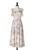【新色】Sunflower-Printed Midi Dress