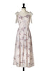 【新色】Sunflower-Printed Midi Dress