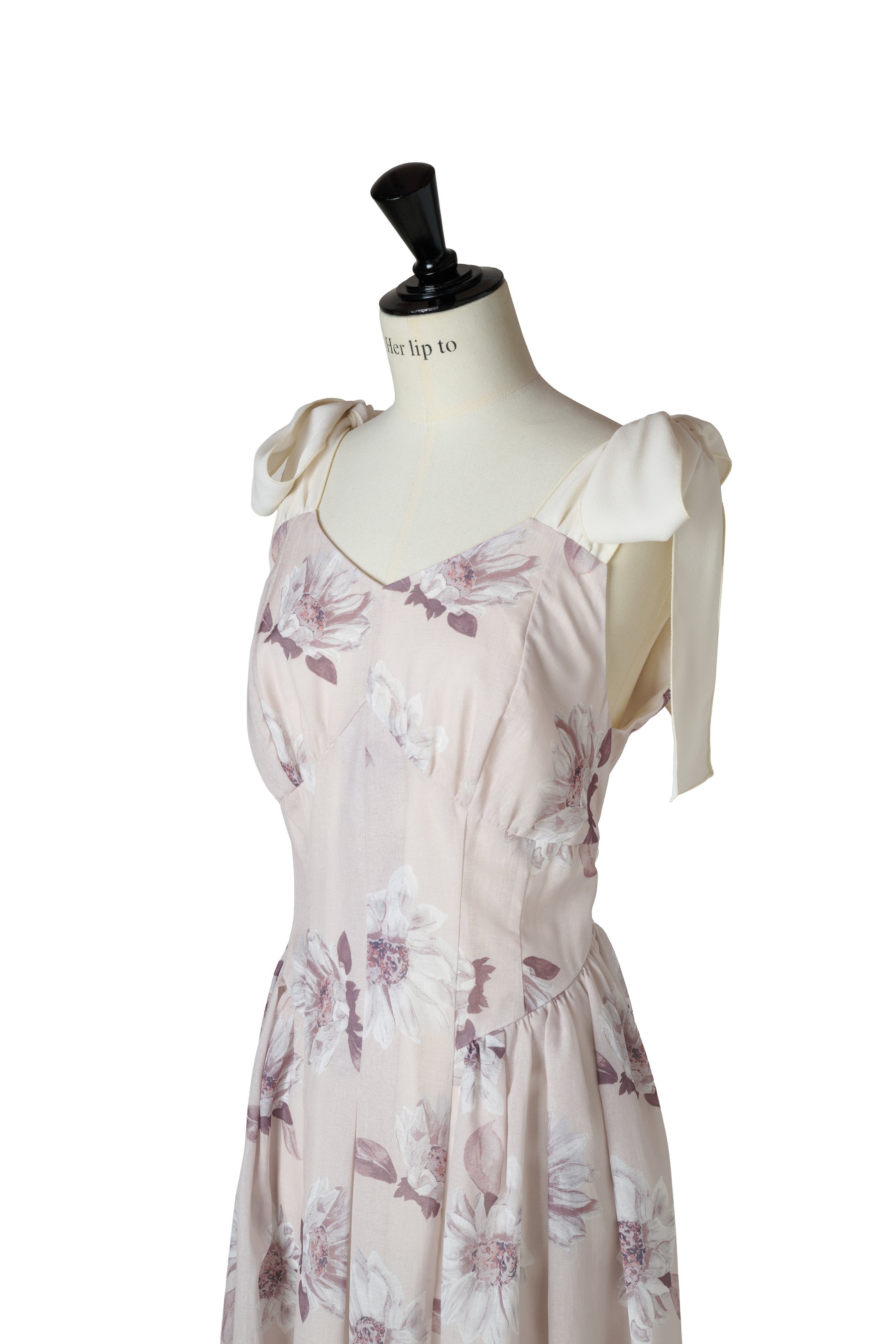 【新色】Sunflower-Printed Midi Dress