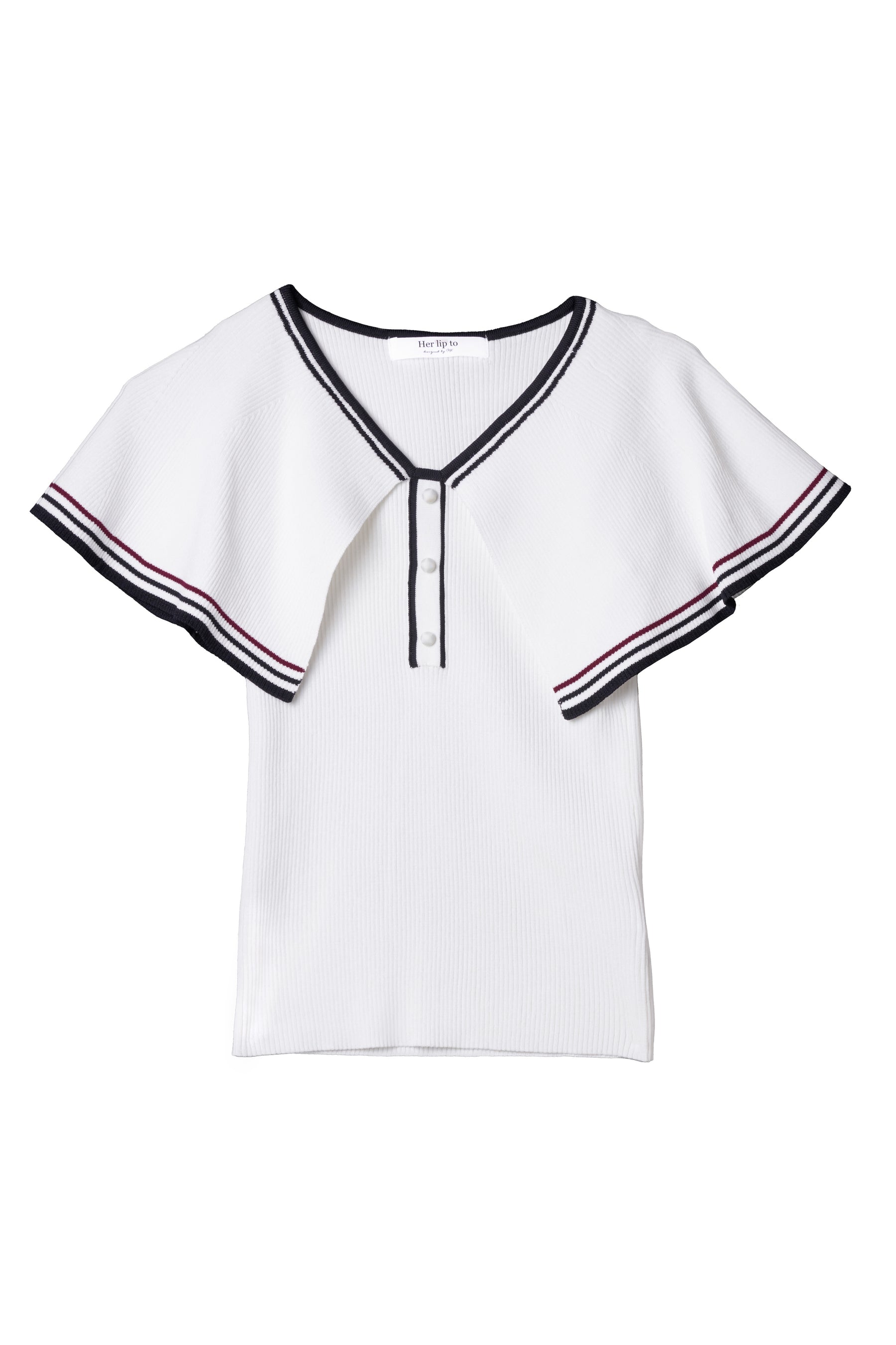 Big Collar Summer Knit Top