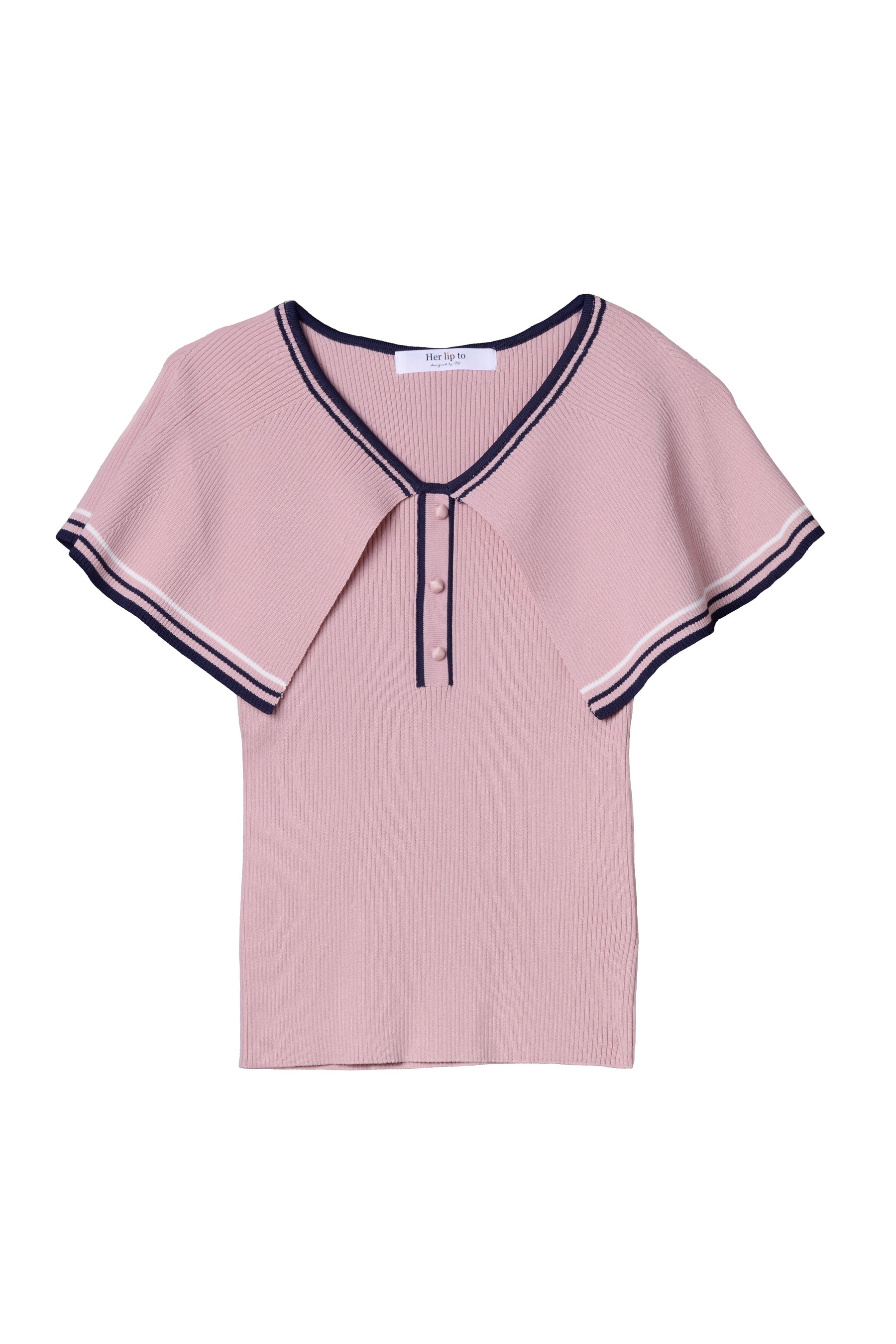 Big Collar Summer Knit Top