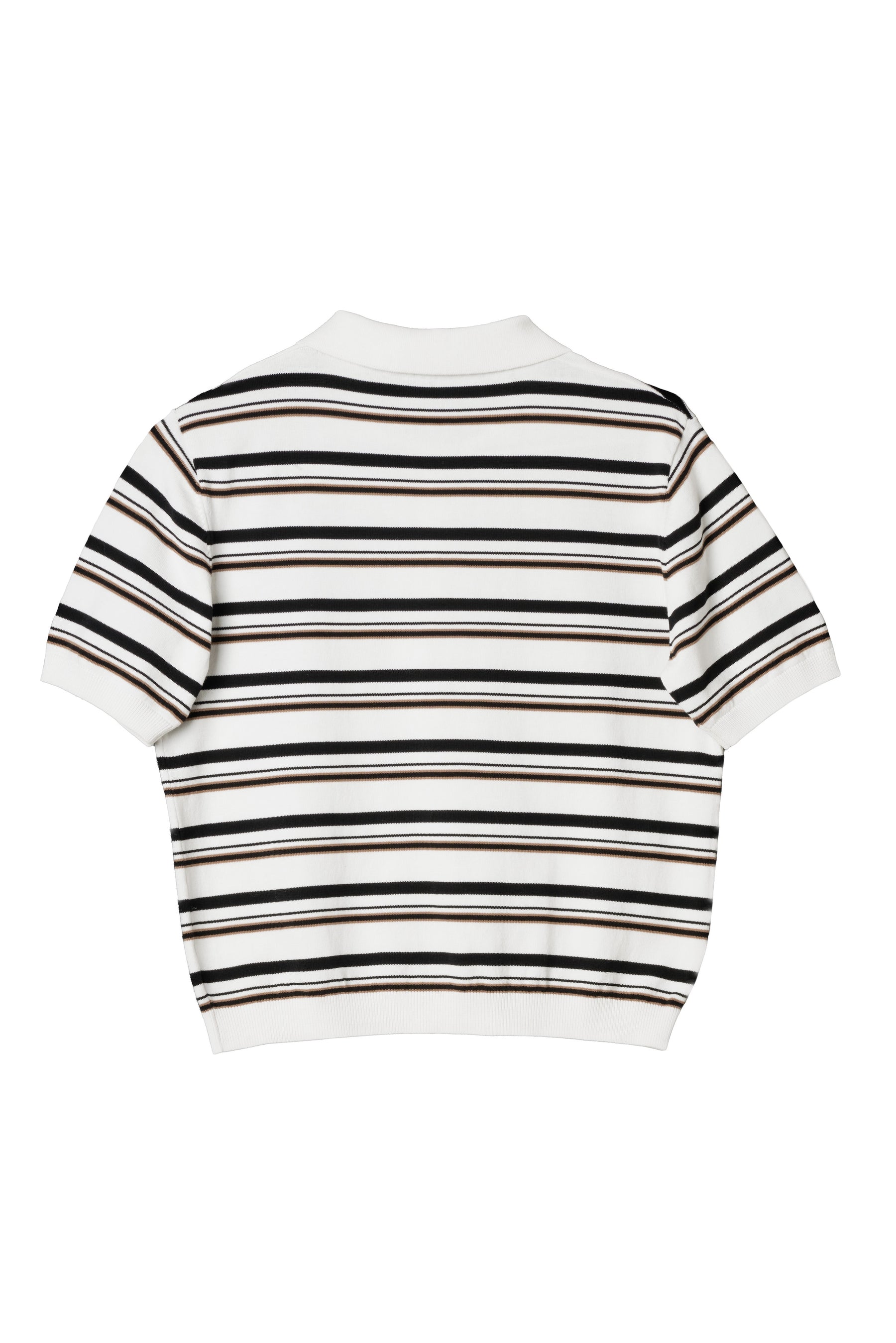 Multi Border Polo Top