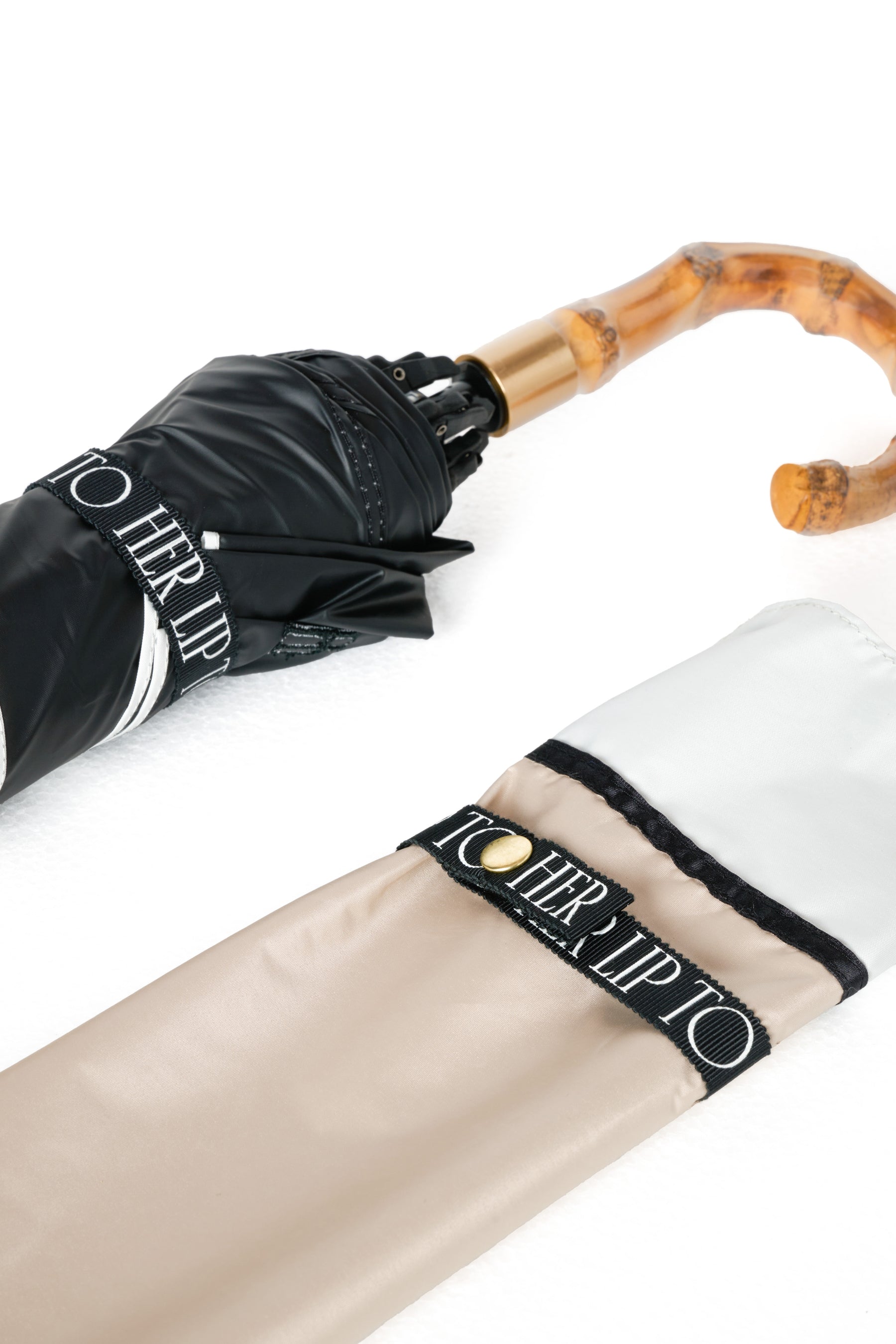 【6月上旬発送】Bicolor Bamboo Handle Umbrella
