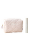 Diamond Quilted Cosmetic Pouch - MIRACLE SUN BALM DUO SET -