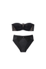 【black】【Shorts】Strapless Bra Set
