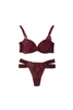 【Thong】Versailles Rose Bra Set