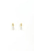 Square Pearl Drop Earrings