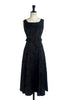 Classic Floral Jacquard Dress