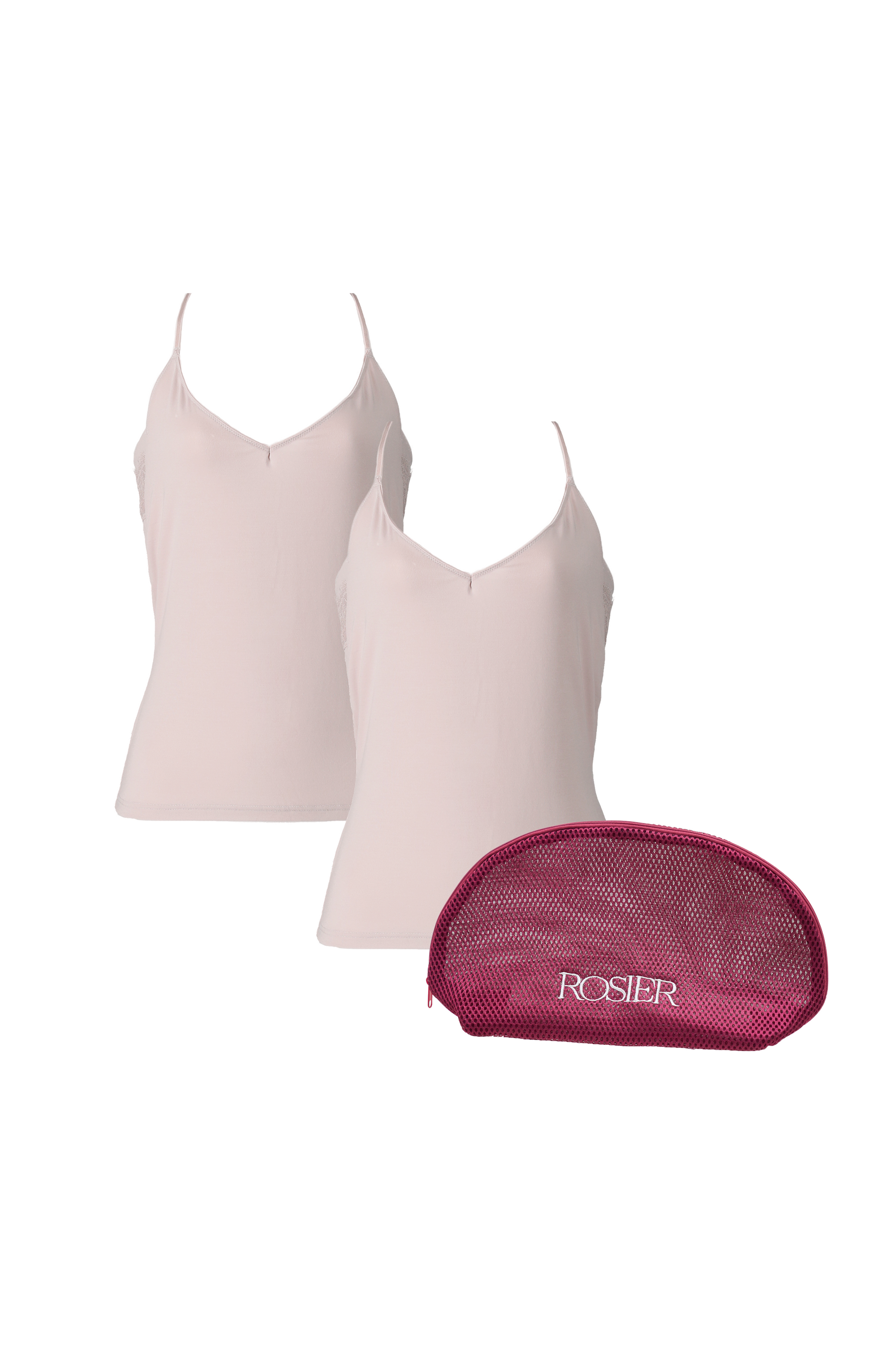 ROSIER Icy Veil Camisole & ROSIER Mesh Laundry Pouch