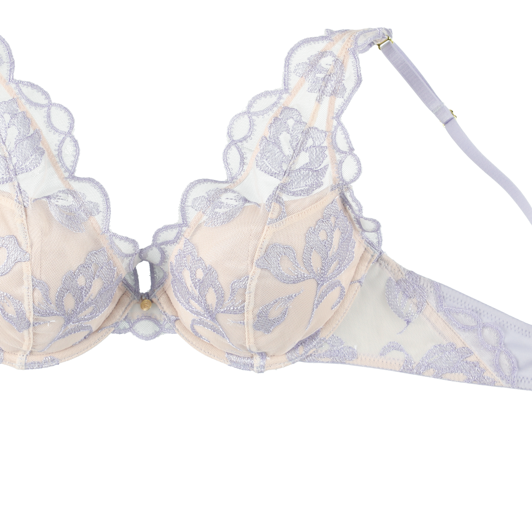 【french blue】Magnolia Tulle Lace Bra Set