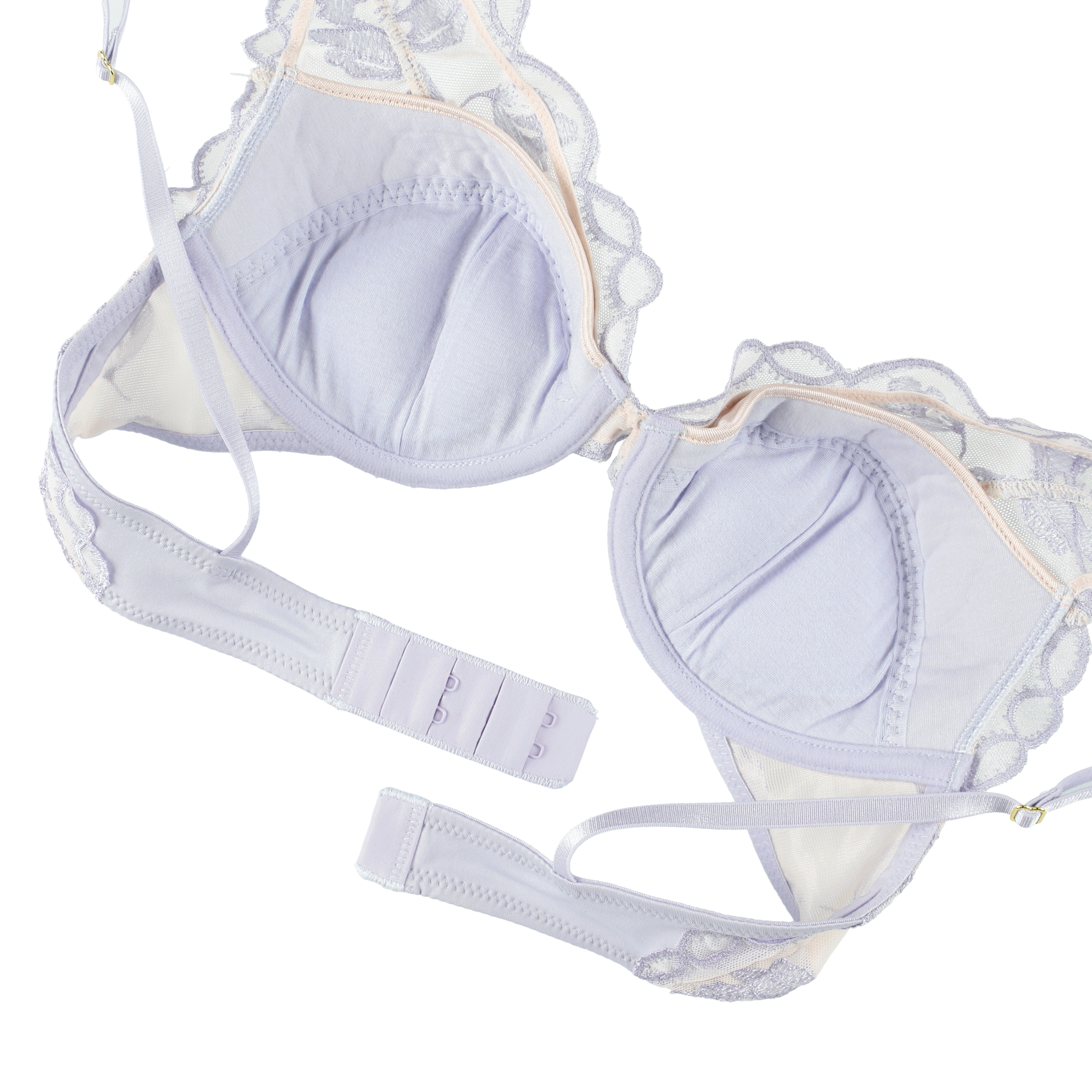 【french blue】Magnolia Tulle Lace Bra Set