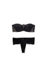 【black】Strapless Bra Set