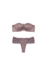 【mocha】Strapless Bra Set