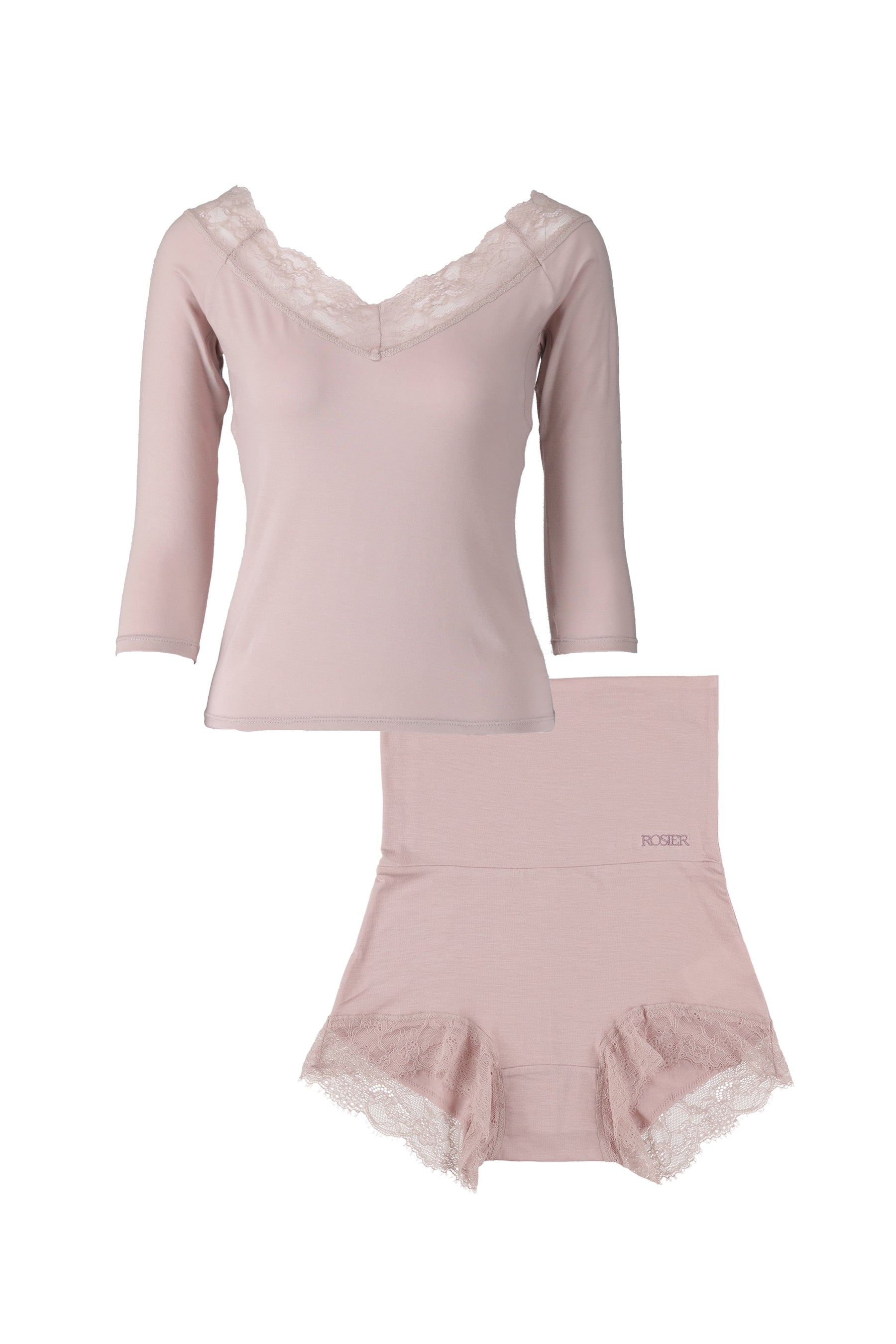 【nude rose】Off The Shoulder Top Set