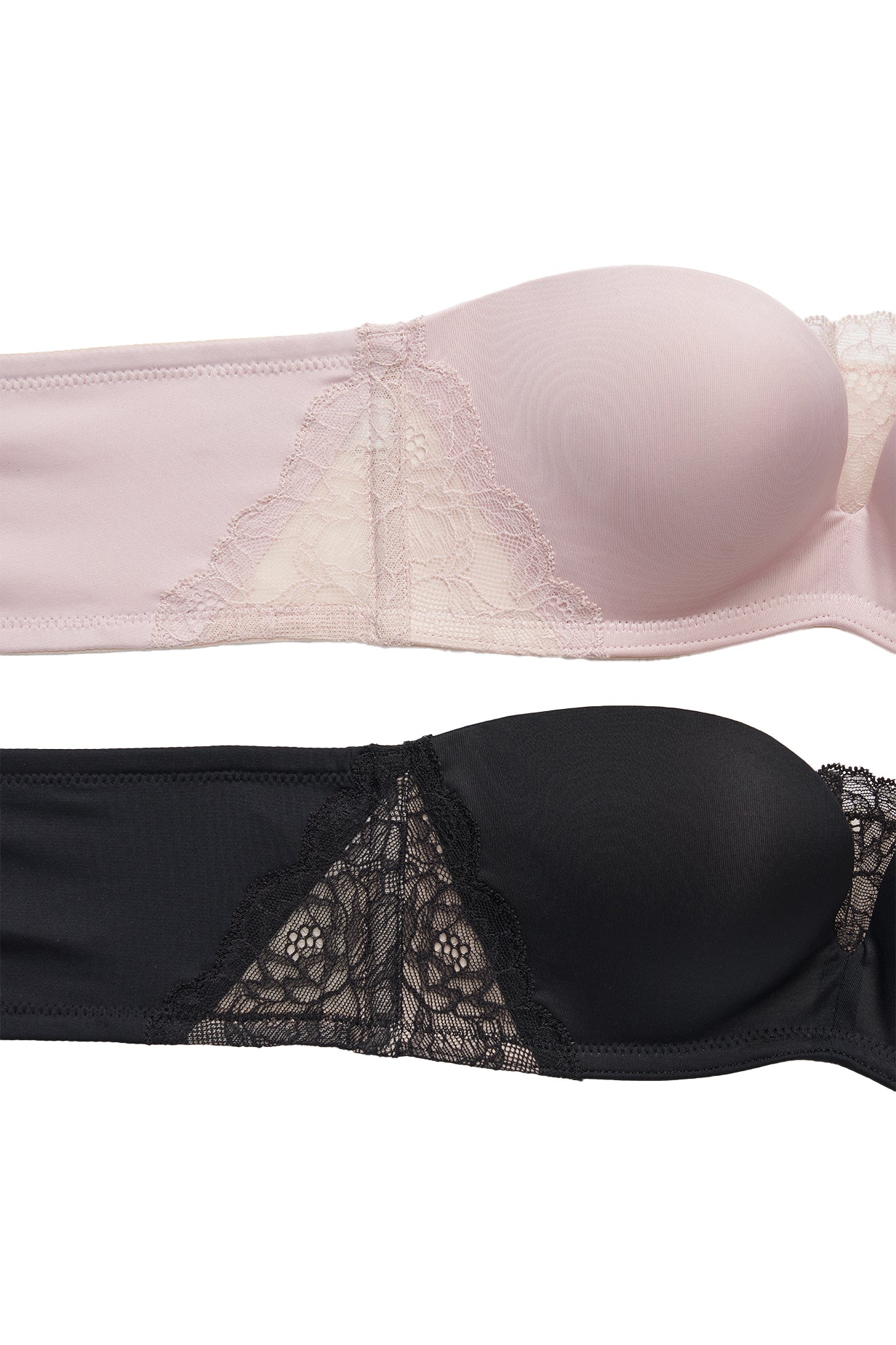 Everyday Essential Strapless Bra ズレないストラップレスブラ ノンワイヤー シームレス nude rose black