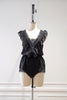 Maison Lace-Trimmed Playsuit