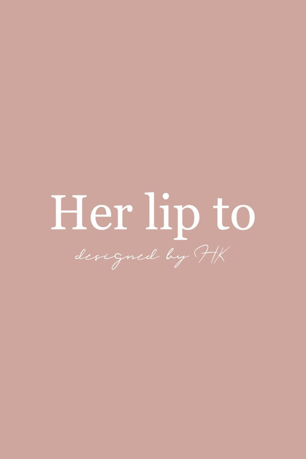Her lip to BEAUTY × ROSIER by Her lip to POP UP SHOP at FUKUOKA IWATAY