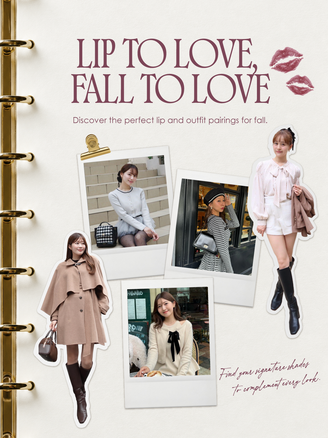LIP TO LOVE , FALL TO LOVE