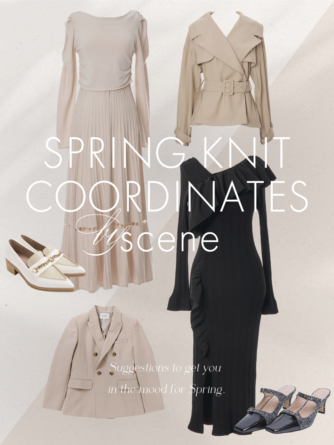 Spring knit Coordinates by scene