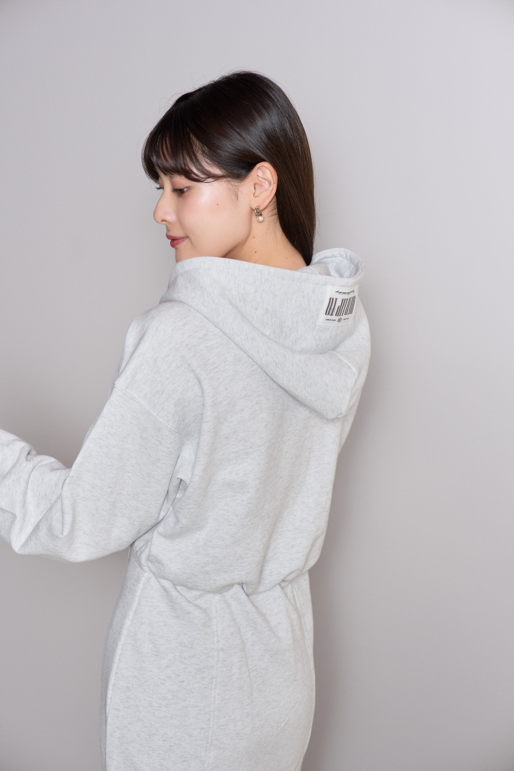 Flight Mode Zip Hoodie Dress