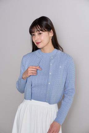 [New Color] Essential Cable Knit Set