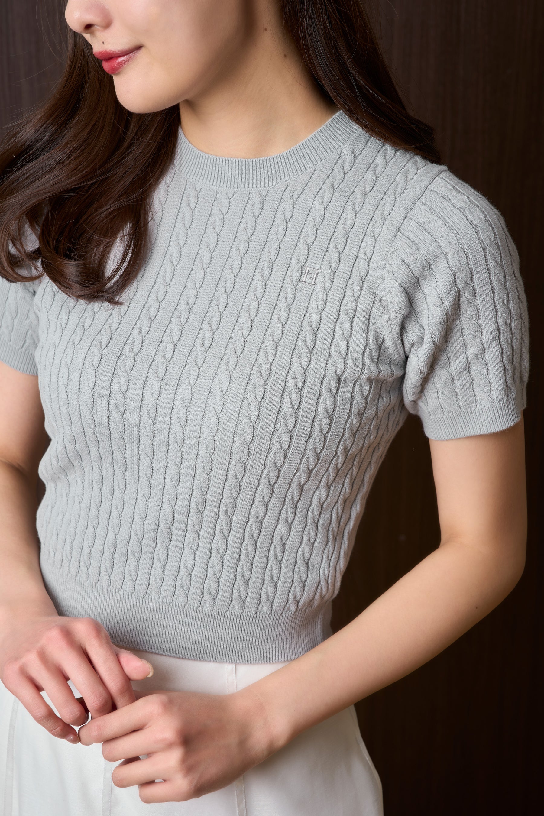 【即日発送】 Essential Cable Knit Setカーディガン