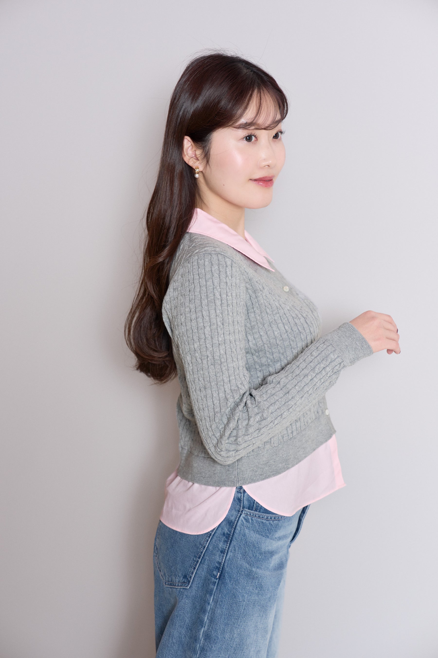 [Ships in late March] Layered Cable Knit Cardigan