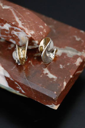 [Ships in late February] Two-Tone Hoop Earrings