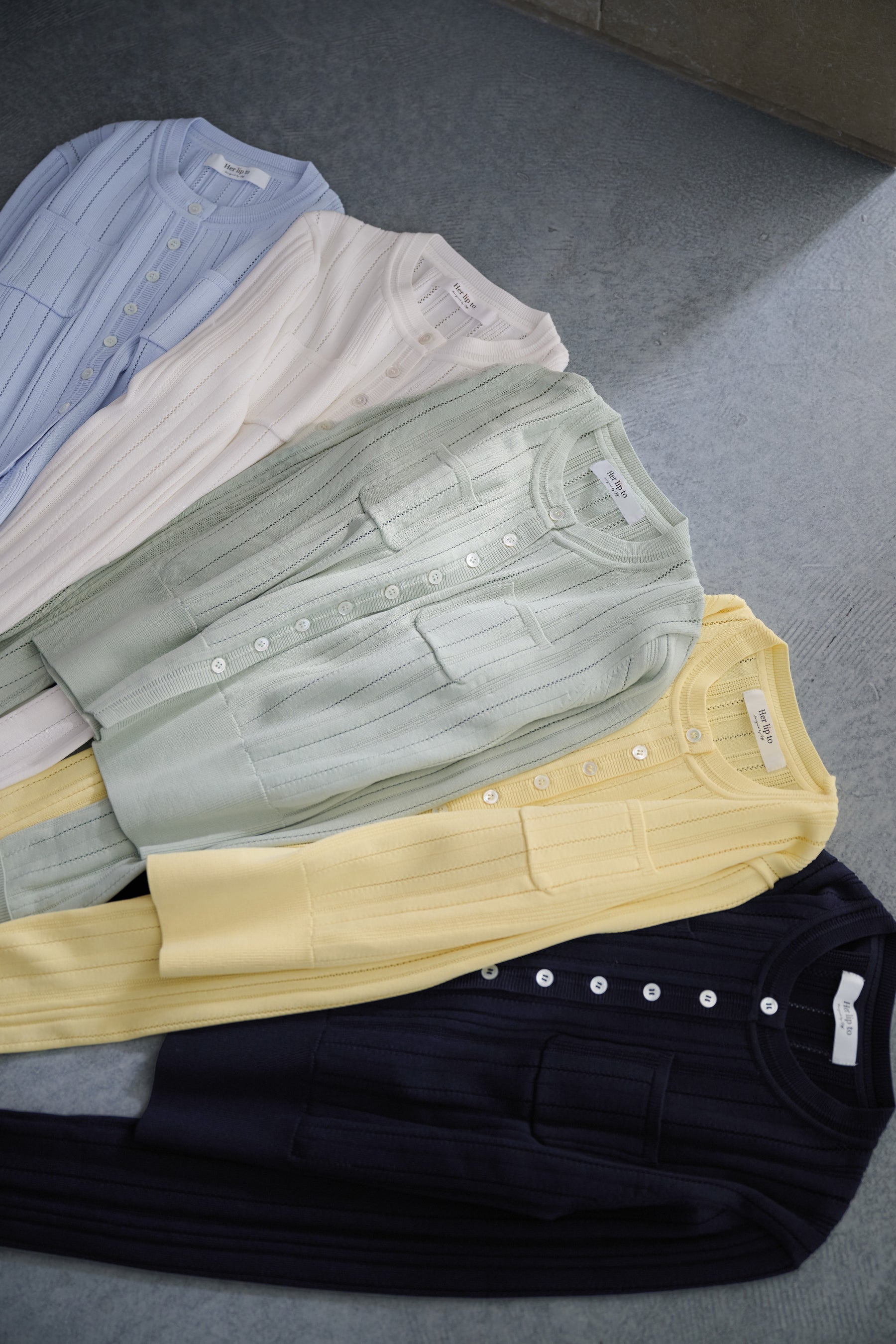 Eyelet Knit Cardigan