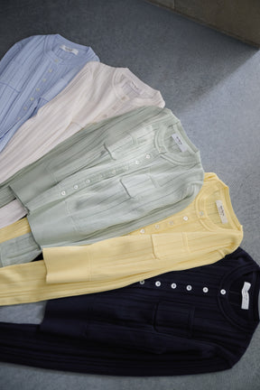 Eyelet Knit Cardigan