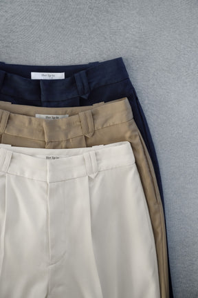 Twill Tapered Pants