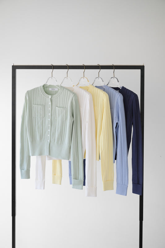 Eyelet Knit Cardigan