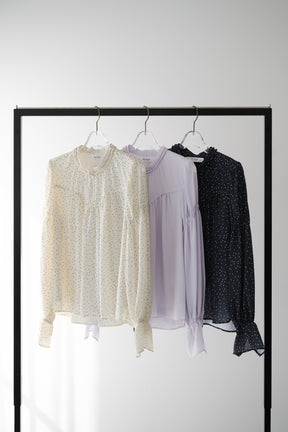 Chiffon Gathered Blouse