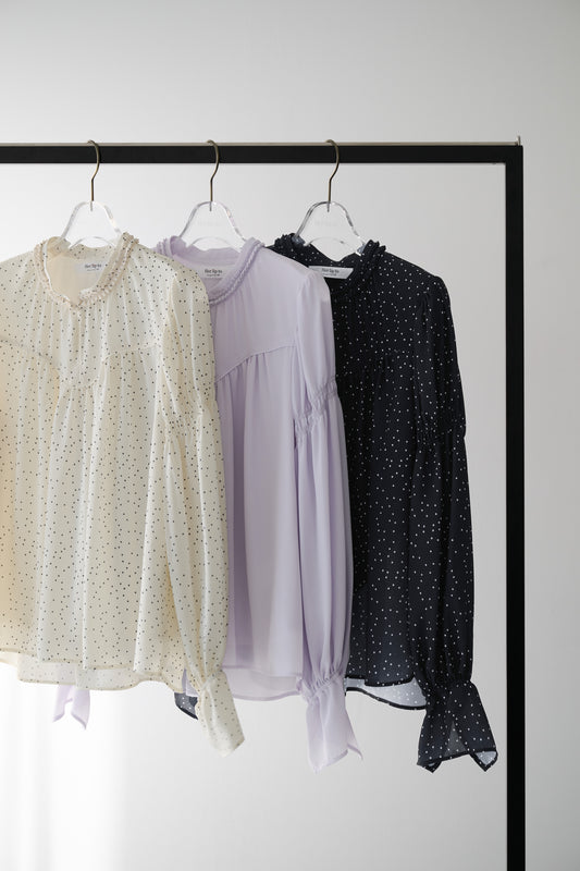 Chiffon Gathered Blouse