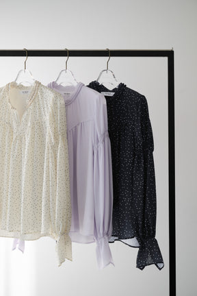 Chiffon Gathered Blouse