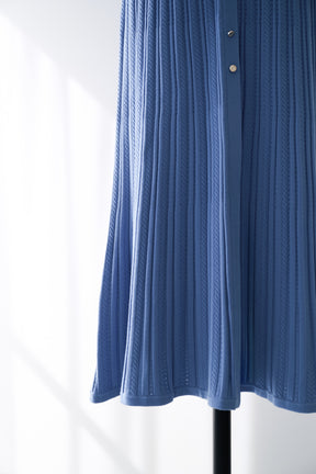 Eyelet Polo Knit Dress