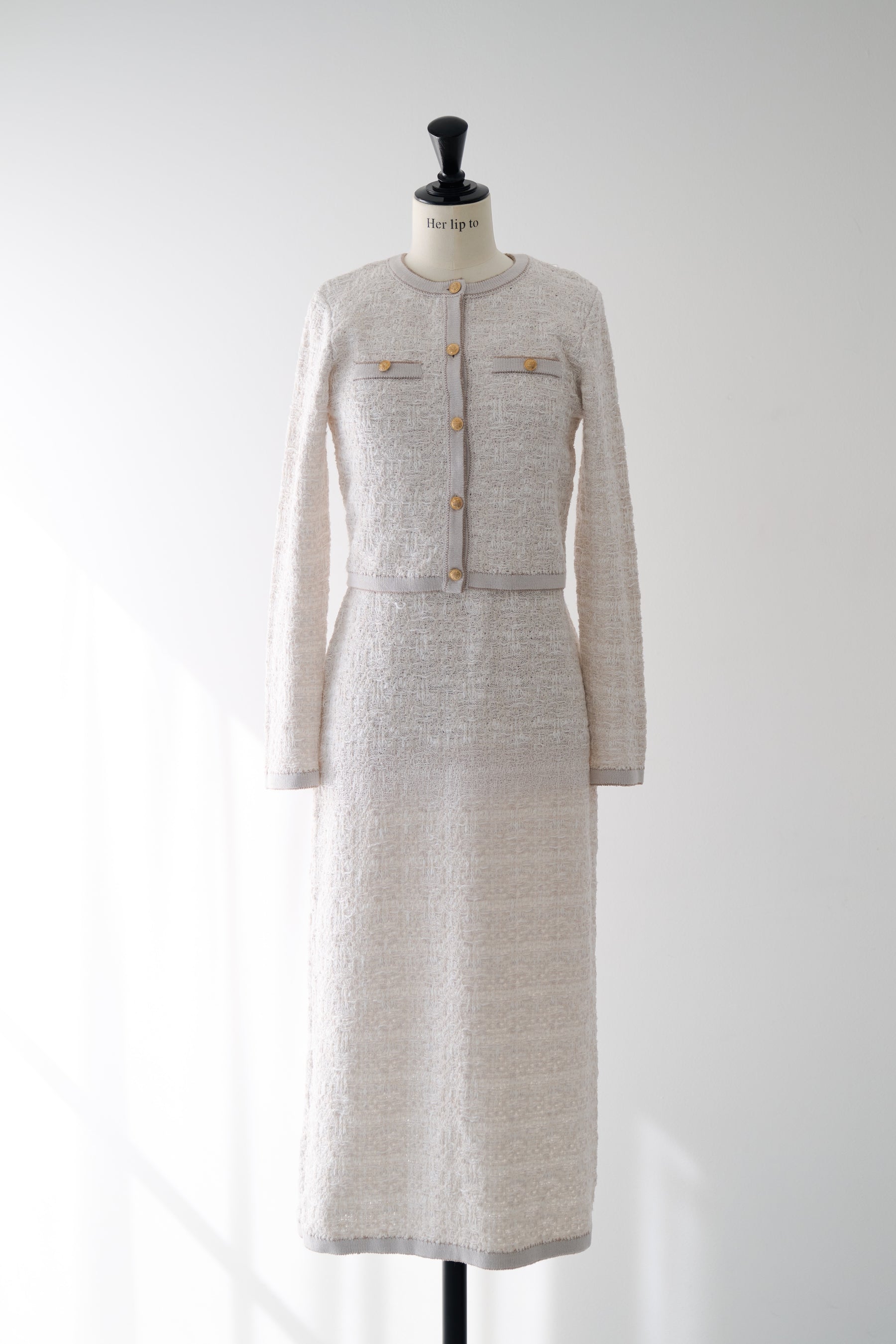 Spring Tweed Dress Set