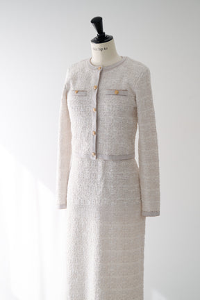 Spring Tweed Dress Set