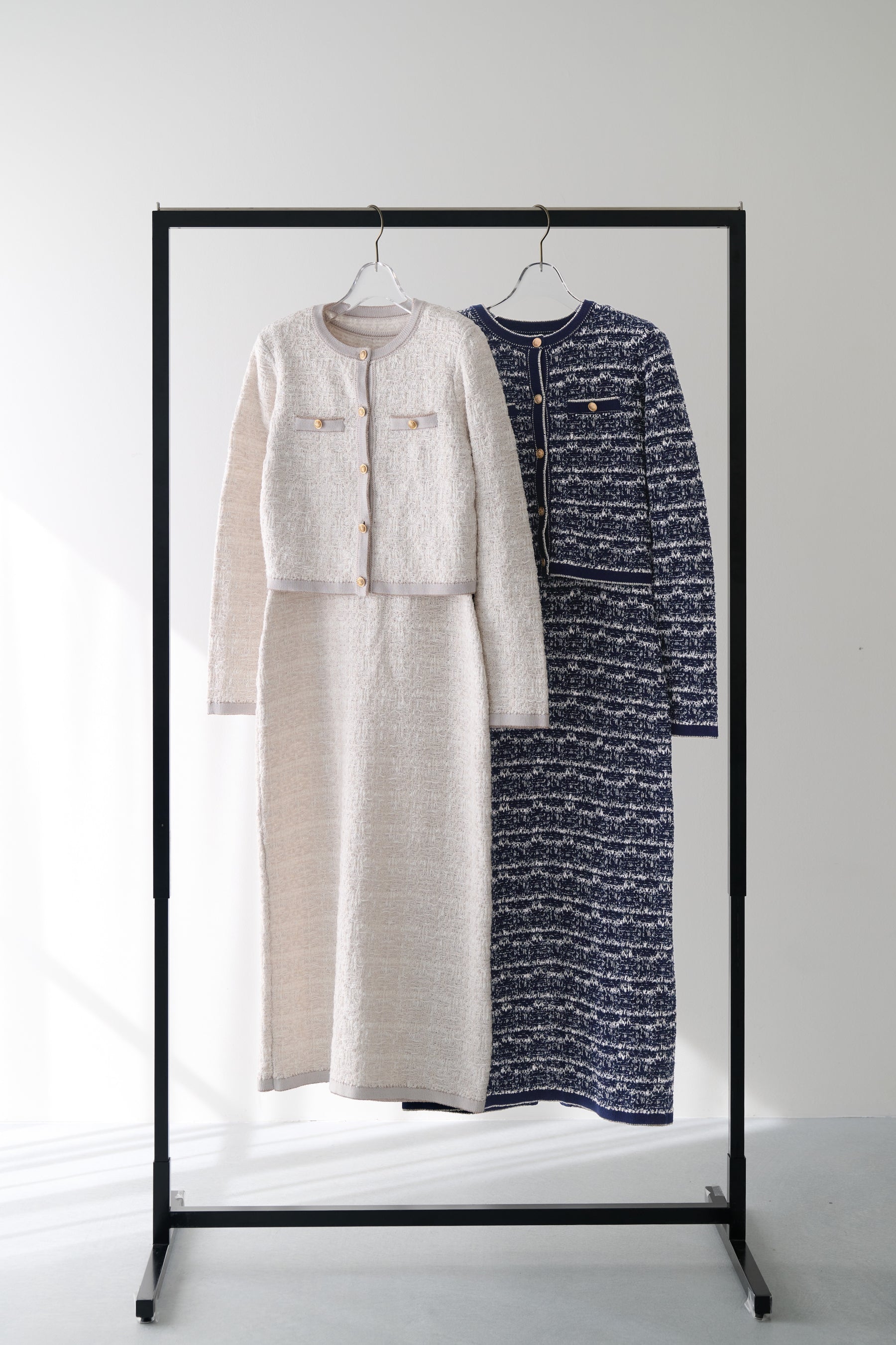 Spring Tweed Dress Set